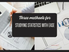 Three methods for studying statistics with ease